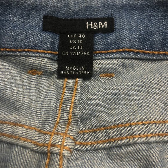 H&M Women's Skirt 5 Pocket Denim Skirt Size 10 - Picture 4 of 4